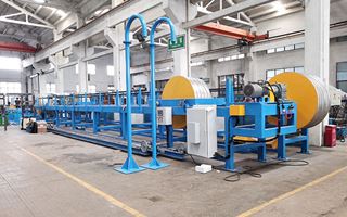 Cooperation with Maillefer and Troester for the supporting equipment of cross-linked cable catenary production line 