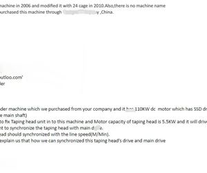 Rigid Frame Stranding Machine Feedback from Our Customer