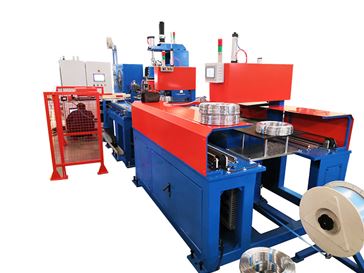 Aluminum Wire Coiling and Packing Machine