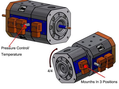 40mm Coextrusion Self-centering Crosshead