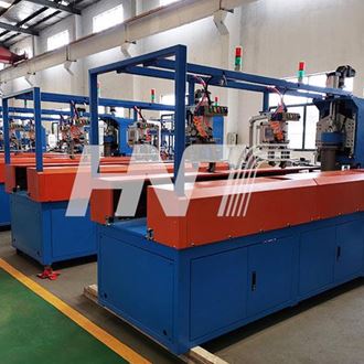 Cable Coiling & 4 Point Strapping Packing Machine