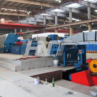 Aluminum continuous casting and rolling line